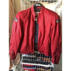 Joe Rocket Cleo Mesh Motorcycle Jacket - Women Large Wine